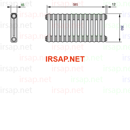Радиатор IRSAP Tesi 20350/13 T22 CL 01